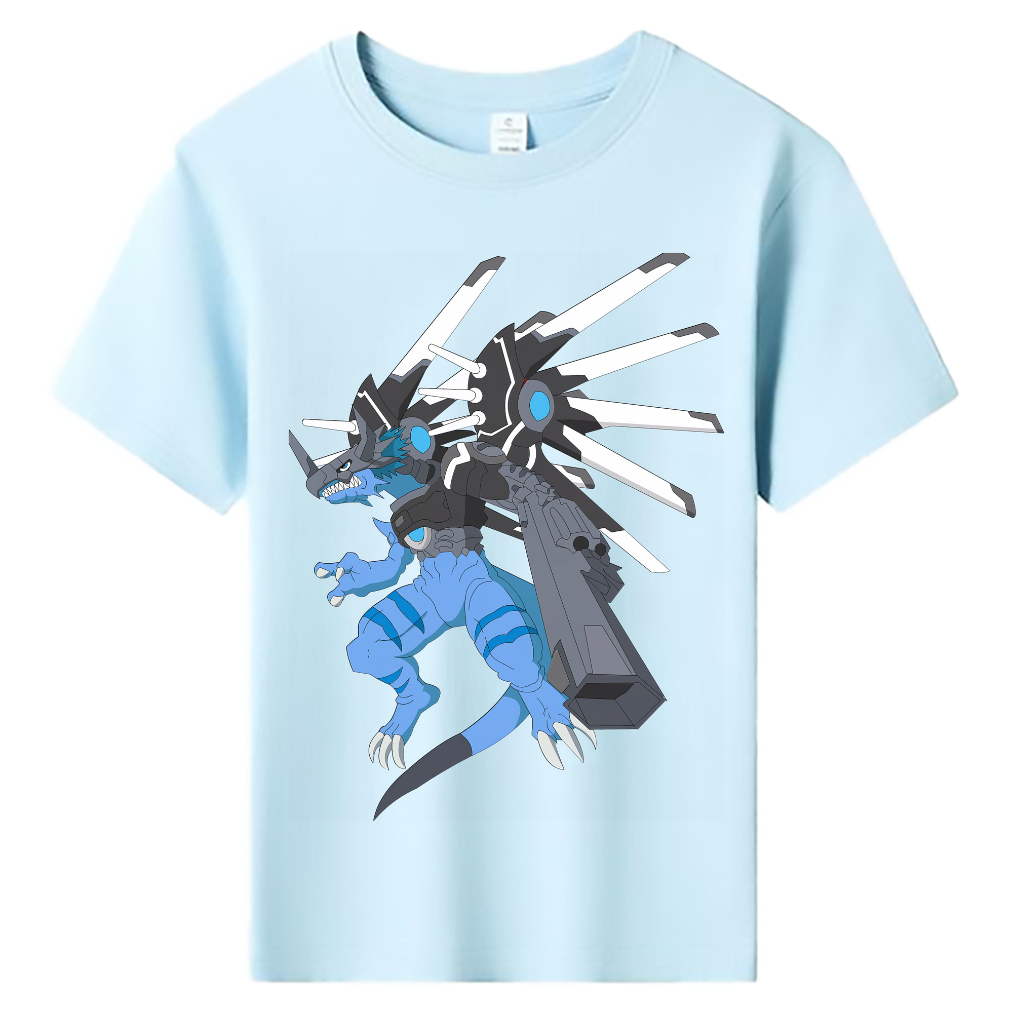 （画像用） Digimon デジタルモンスター/デジモン 綿100％キッズTシャツ（フロントプリント）